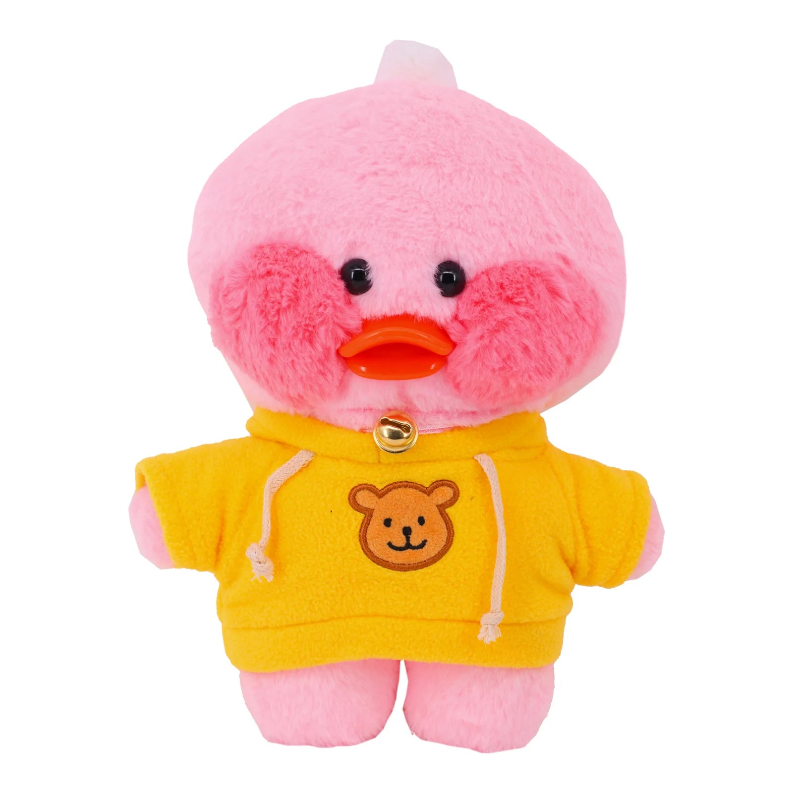 30cm Cafe LaLafanfan Duck Clothes Hoodie Cartoon Plush Toy Stuffed Soft Duck Doll Toys Animal Birthday Girl`s Gift for Kids DIY