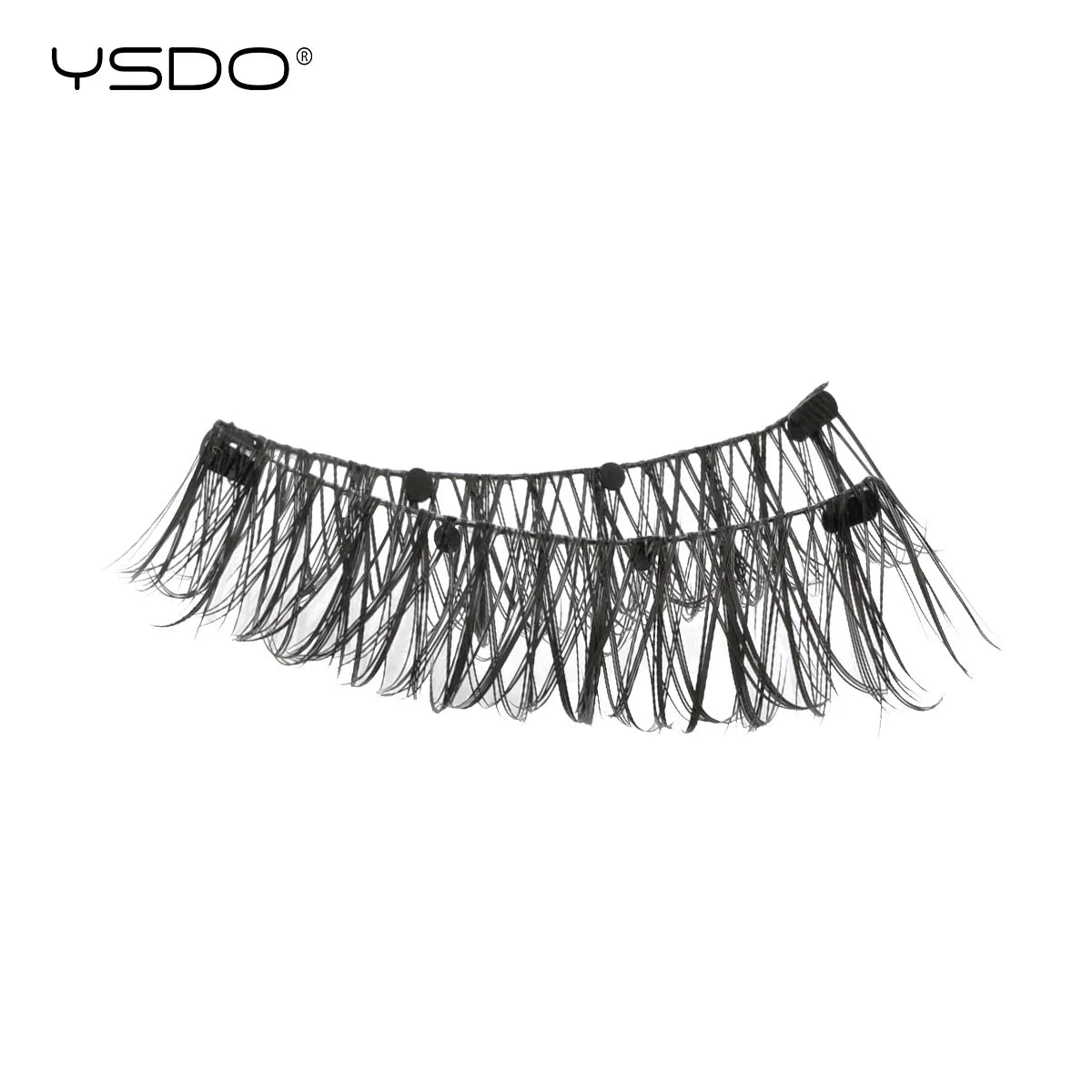 YSDO Magnetic Eyelashes Reusable Winged Magnetic 3D Mink lashes Long-Lasting No Glue Needed False Eyelashes with Tweezer Makeup