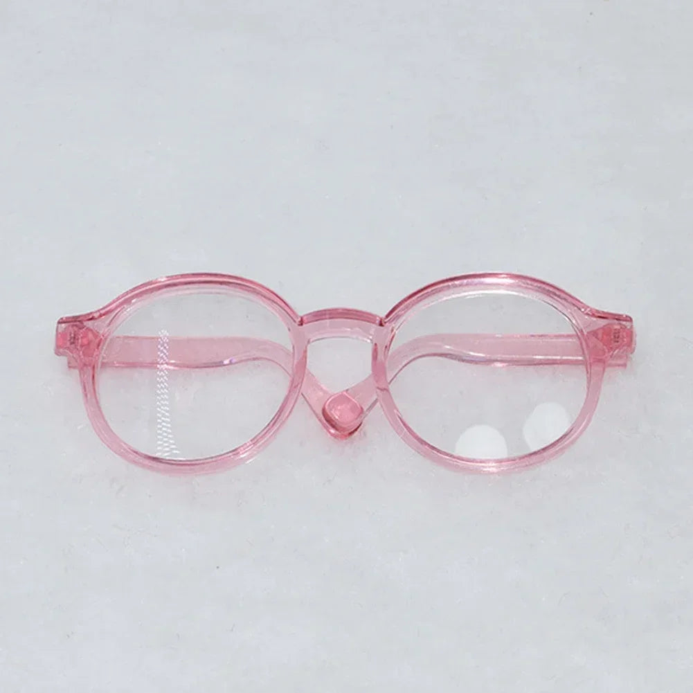 Fashionable Plastic Glasses For Labubu 3.0 Colorful Glasses Mix Match Doll Ornament  Accessories Macaron BJD