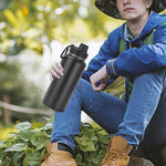 1000ML Stainless Steel Thermos Bottle Large Capacity Thermal Water Bottle Insulated Cup Double Wall Vacuum Flasks Travel Outdoor