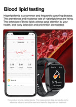 2025 New ECG+PPG Accurate Measure Heart Rate Smart Watch Men Blood Pressure Lipids Uric Acid Bluetooth Call Health Smartwatches