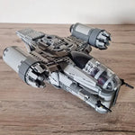 Galaxy Spaceships Battles Fighters-Stars-ships MOC-Razors Aircraft StarFighters Model Building Blocks Bricks Toys Gift