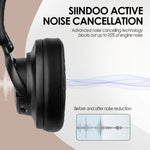 Siindoo New JH-ANC630 Active Noise Cancelling Wireless Headphones Over Ear Bluetooth earphones with Mic 70H Playtime Clear Calls