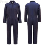 Michael Myers Costume Cosplay Horror Demon Killer Blue Working Clothes for Men Disguise Halloween Suit for Adults