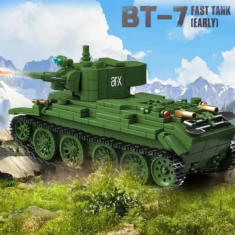 Germany Series Tank III L WW2 Military Series Tank Building Blocks  Bricks Model Set for Kids Educational Toys Christmas Gifts