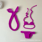 Lovely Bikini Bib Headband For Labubu 3.0 Big Into Energy Series Swimsuit Labubu Sexy Bikini Set Labubu Clothes