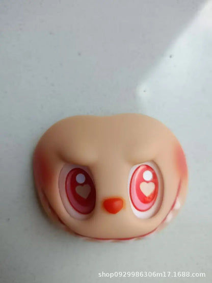 Hot Sell Labubu Plush Doll Parts Vinyl Doll Accesseries Pvc Face Changing Parts Hands Feet Replacement Supplies Diy Gifts