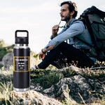 600/800/1100ML304 Stainless Steel Thermos Bottle with Handle Portable Water Cup Hot and Cold Long Lasting Drinking Water Bottle