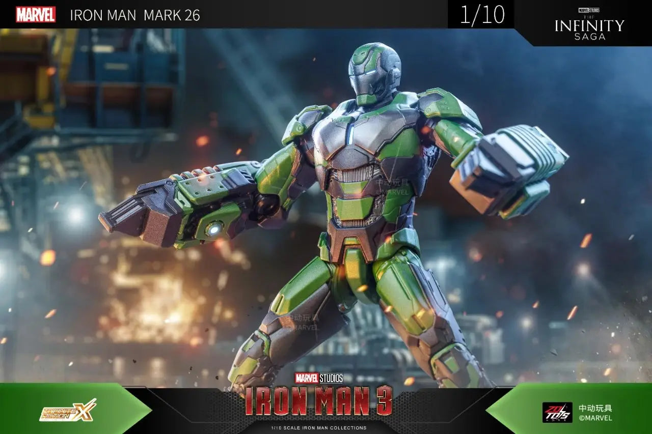 ZD Toys Iron Man Action Figure Mark 35 Red Snapper Iron Man MK 24 MK 22 MK 47 Tony Stark Ironman Figure Action Collect Toy Gift