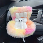 15-17cm doll Seat  Labubu carseat Safety Seat Cute Doll Air Outlet Aromatherapy decoration high-grade Car Interior Decoration