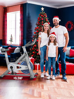 Fysiq Fs50 Exercise Bike 300W, 4-Way Adjustable Ergometer, Indoor Fitness Bike with Rpm Display, Tablet Holder, 150kg Capacity