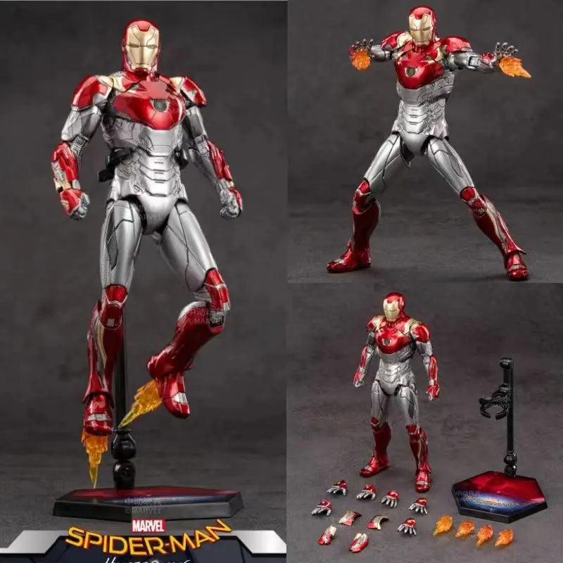 Hot Mk47 Mk41 Mk16 Iron Man Collectible Action Figure Toy Model For Boys Birthday Gift Movable Parts Robot Figurine Plaything