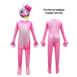 Cosplay Costumes Boy Halloween Blue Monster Jumpsuit Carnival Birthday Party Show Costume Girl Suit Horror Game Novelty Gift Set