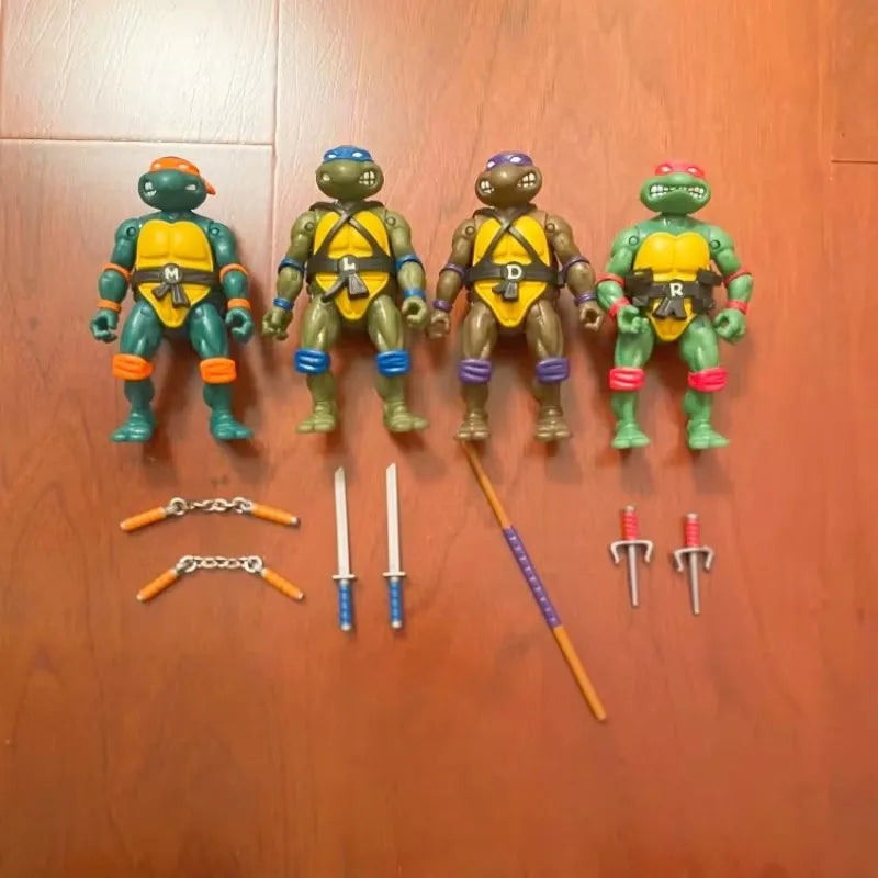 Original turtles Michelangelo Action Figure 2023 Navy Seal Mike Remastered，1988 Remastered turtles Collection Toy Gift
