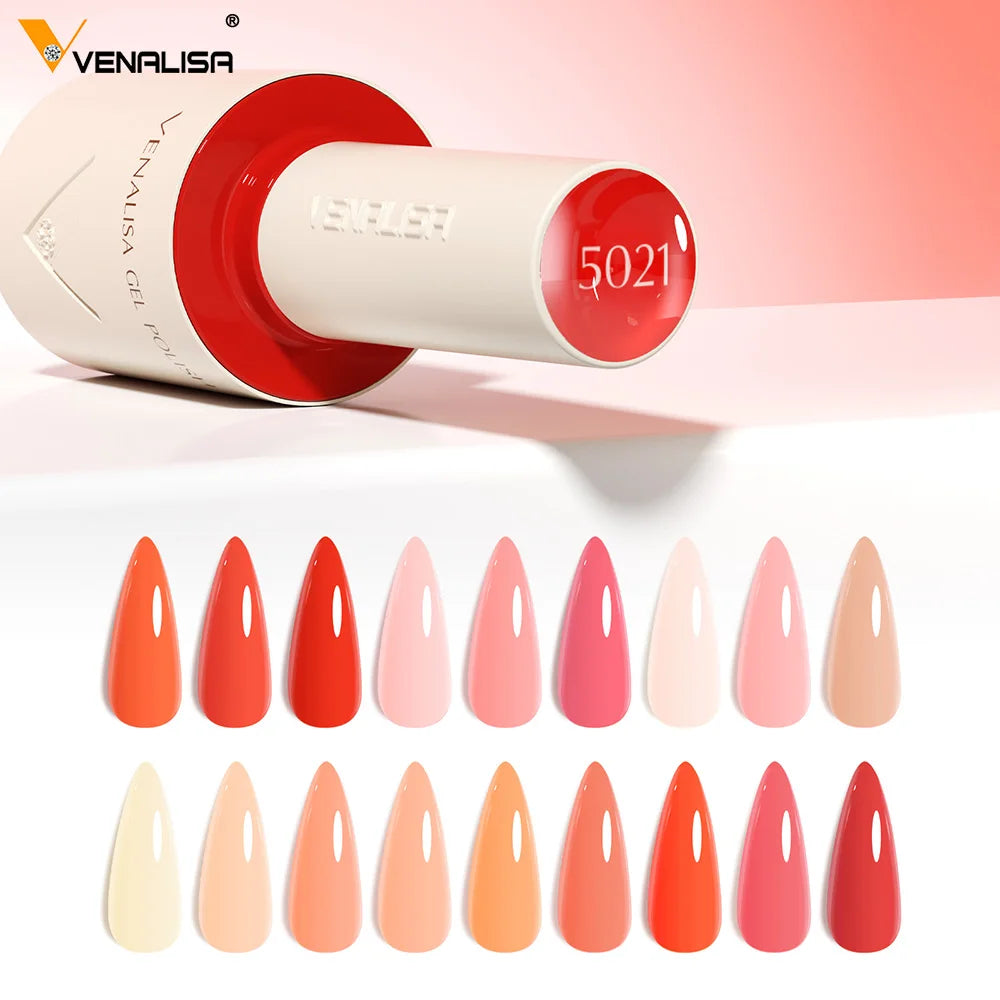 VENALISA New Formula Nail Gel Polish Hema TPO Free Gel Varnish Summer Nails Gorgeous Color Collection Semi Permanent 10ml Vegan