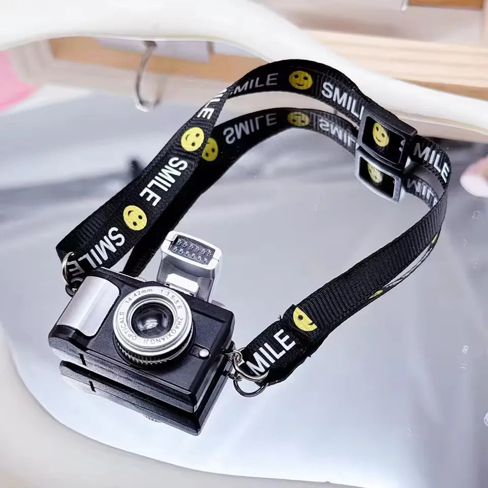 Miniature Doll Simulation Toys Camera Cute Decoration For Dollhouse Decoration Labubu Accessories Gift For Girl