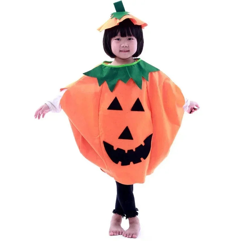 Halloween Gifts for Adults and Kids Pumpkin Costume Costume Bag Hat Set Halloween Party Supplies Christmas