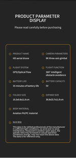 S808 PRO Drone 5G GPS Professional 8K Dual Camera 3-axis Anti-Shake Gimbal Obstacle Avoidance Wifi FPV Brushless Drone