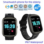 4G Elderly Smart Watch GPS Tracker Video Call SOS Heart Rate Monitoring IOS Android GPS+WIFI+LBS Positioning Smart Clock FA66S