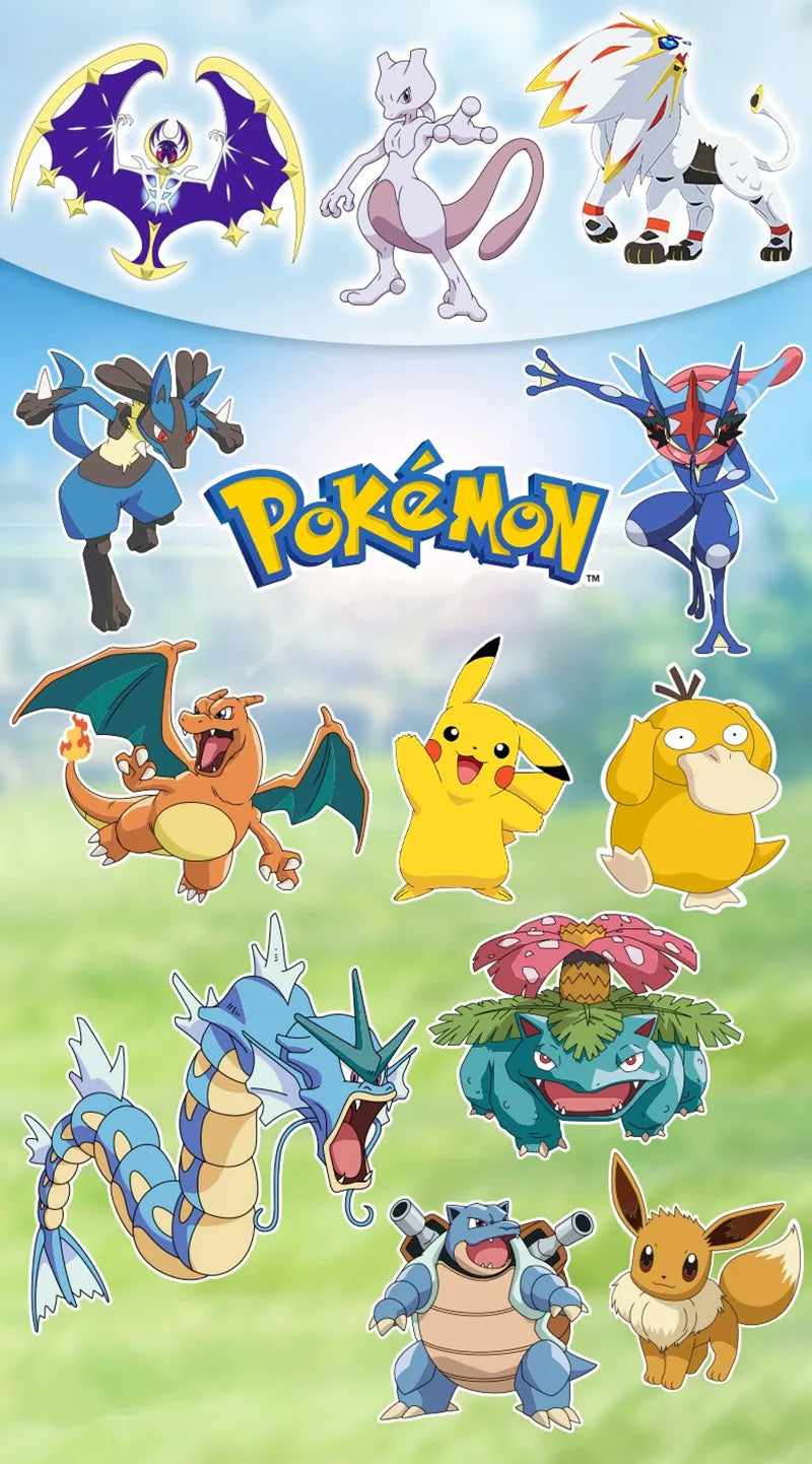 Pokemon Ball Toys Anime Figure Charizard Pikachu Mewtwo Eevee Monster Action Deformation Pokeball Toys Figures Model Kids Gifts