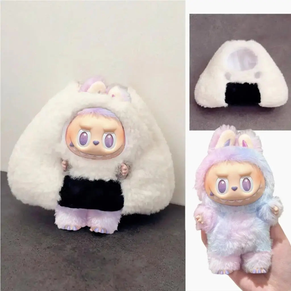 Instant Noodle Bucket Clothes For Labubu doll outfit corn milk box Travel Style Kid Toy Gift no doll