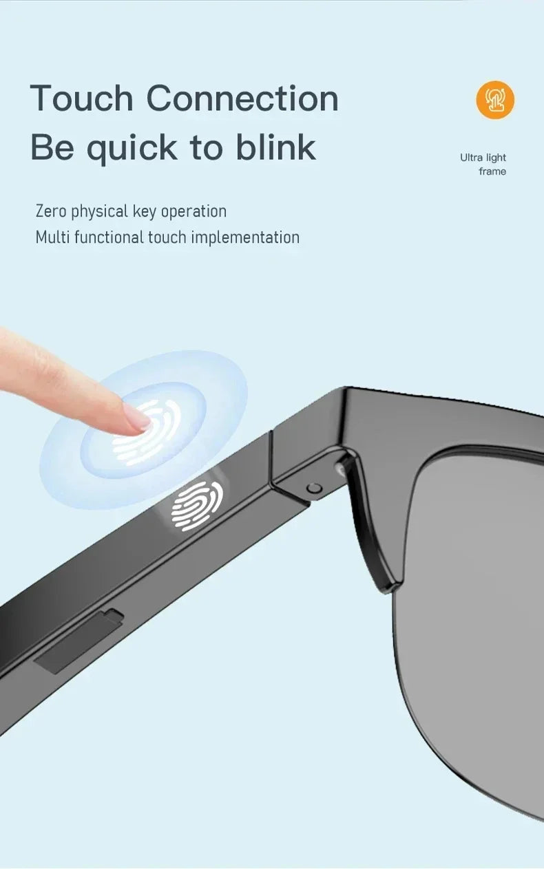 Xiaomi MIJIA Smart Sunglasses – Bluetooth Audio, UV Protection, Waterproof