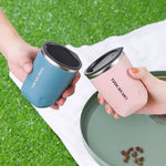 300ml Thermos Cup Men's and Women's Exquisite Portable Cup 304 Stainless Steel Simple Water Cup Office and Home Milk Coffee Cup