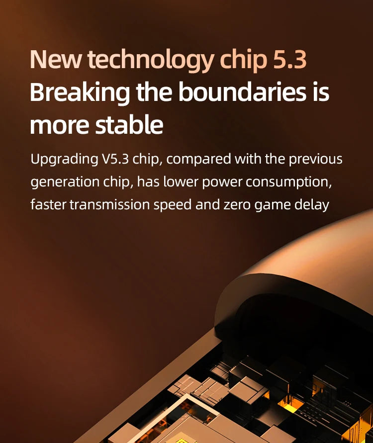 BT8 Wireless Bluetooth Earphones Headphones Outdoor Sports Headset 5.3 With Charging Bin Display Touch Control Earbuds for Muisc