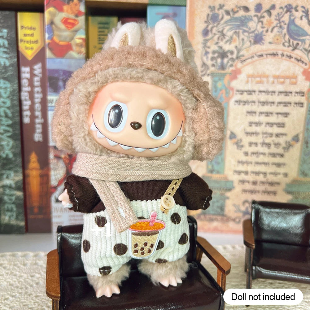 Doll Clothes Outfit Accessories For 17cm Labubu V2 V1 Doll's Clothing  Different styles Cosplay dress Kid Toy Gift