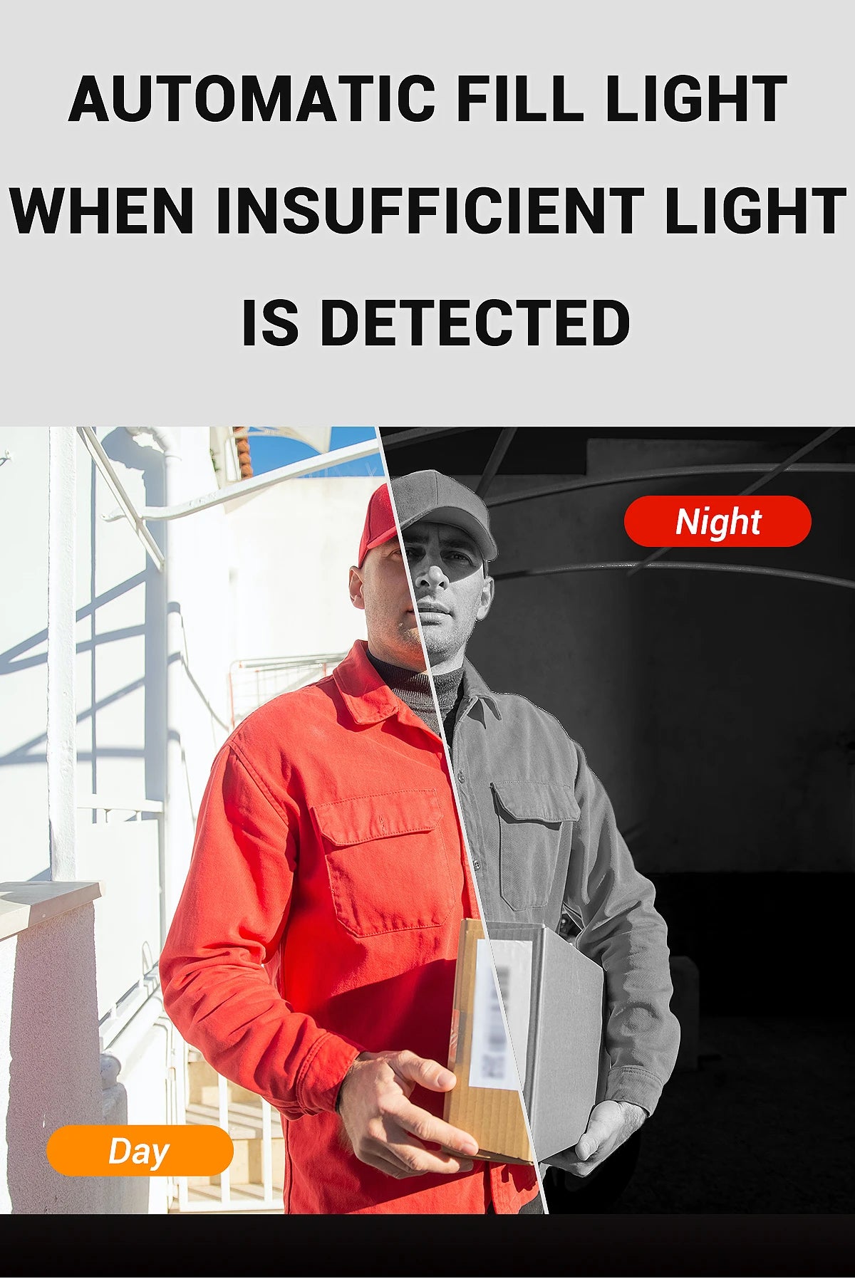 Smart Video Doorbell Outdoor Waterproof Intercom Doorbell Infrared Night Vision Audio Real-Time Monitoring Security Camera