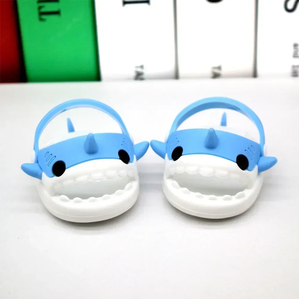 Slipper Shoes Macaron Style 17cm Labubu V2 V1 Doll Shoes Capybara Casual Sandal Dolls Accessories DIY Doll Toys