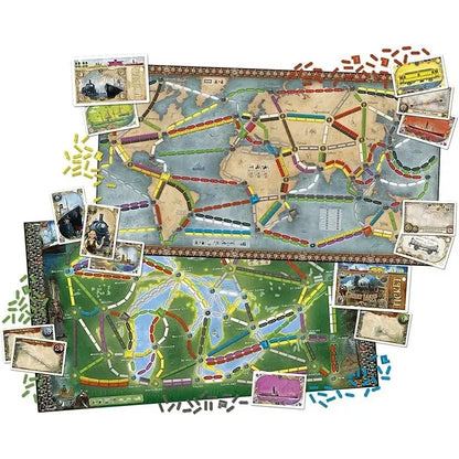 Ticket to Ride: Rails &amp; Sails – Episch bordspelavontuur over land en zee (Engelse versie)