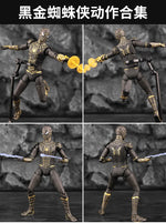 ZD Toy Spider Man No Way Home Marvel legends 1/10 Peter Parker Gold Black Red Model Action Figure Adult Collectible Toy