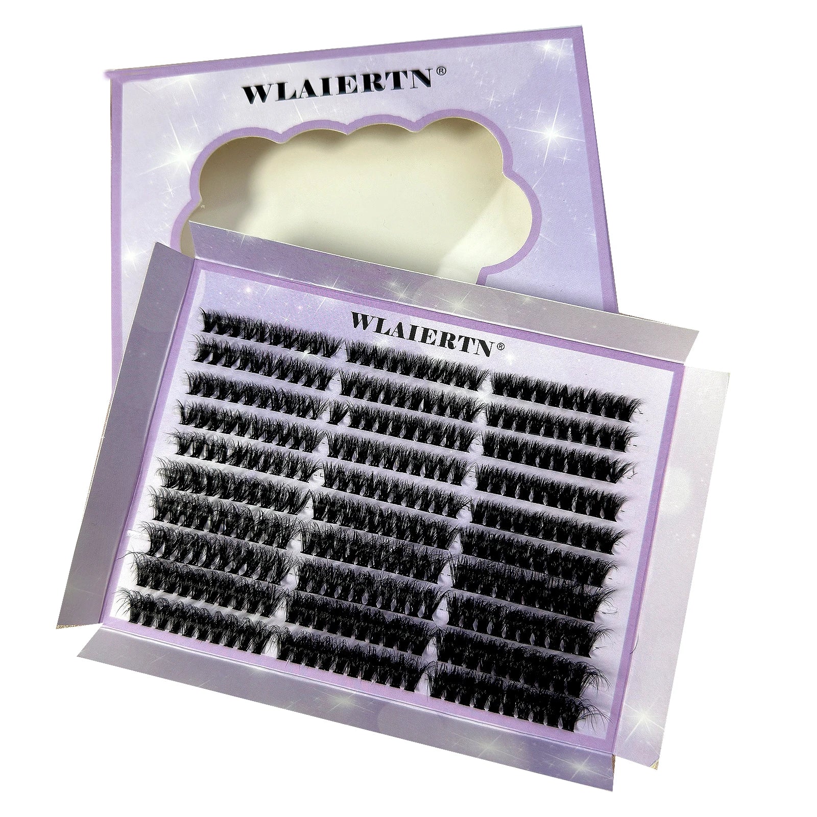 300/120PCS 5D Fluffy Cluster Lashes 30D-100D Natural Thick Eyelash Clusters Individual Lashes DIY Eyelashes Extension Makeup