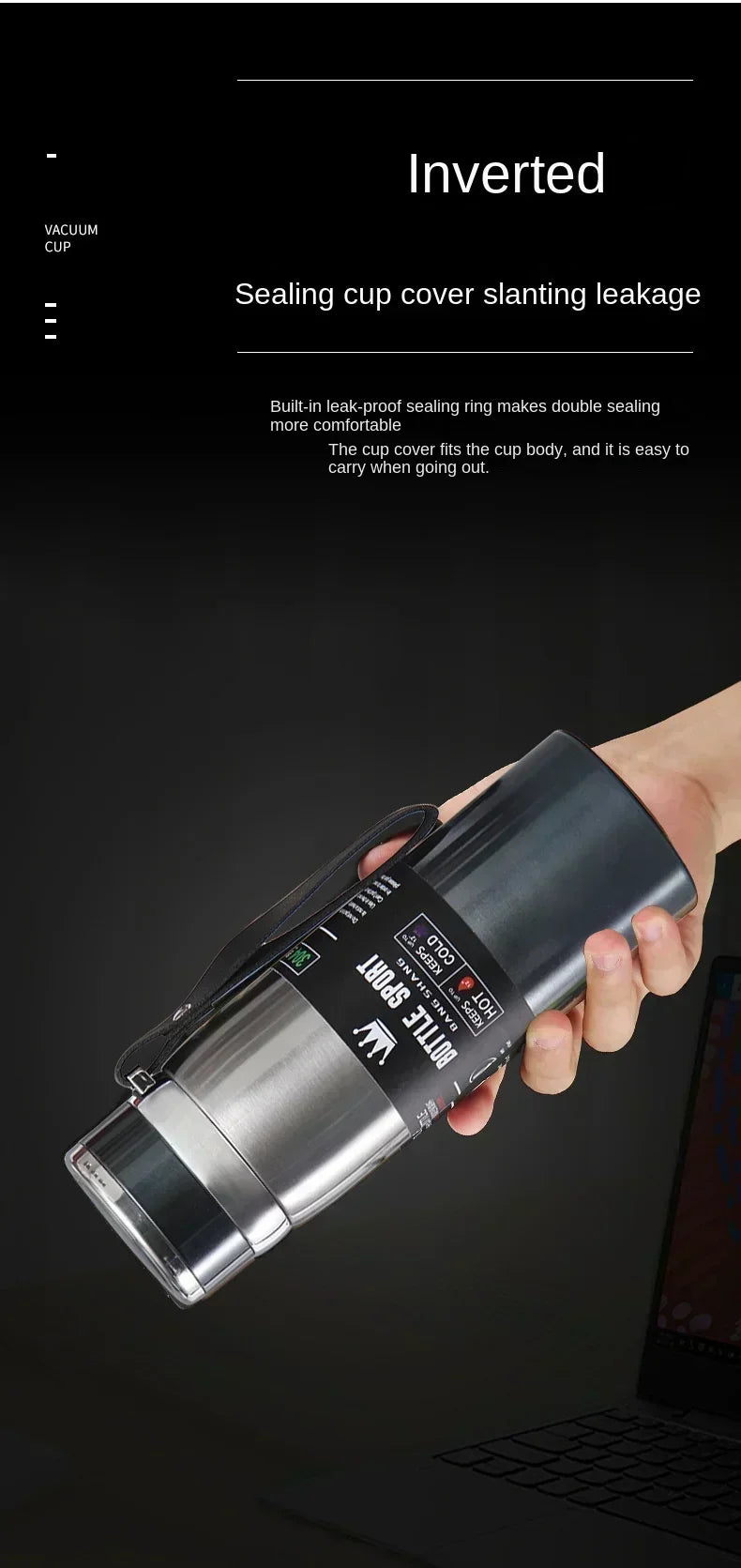Thermal Water Bottle Keep Cold and Hot Water Bottle Thermos for Coffee Tea Vacuum Flasks Stainless Steel Thermos Bottle