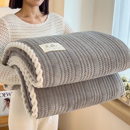 Clearance_Throw Blanket for Sofa Winter Blanket King Size Home Warm Plaid Comforter Bedspread Bedding Sheet_Continuous updates