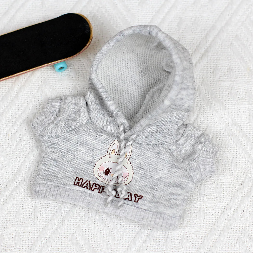 LABUBU Universal Clothes, Doll Cute Hoodie Diy Accessories, Popmart Bubble Mart Doll Accessories