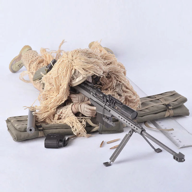Jungle Sniper 1/6 Soldier Model - Joint Movable Special Forces Doll Handmade Military Action Figure Tactical Collectible Toy