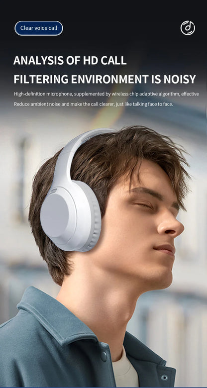 Xiaomi 5W Wireless Headphones Bluetooth 5.3 Earphones Foldable Earbuds 40mm Driver Game Music Over Ear Stereo Headset With Mic
