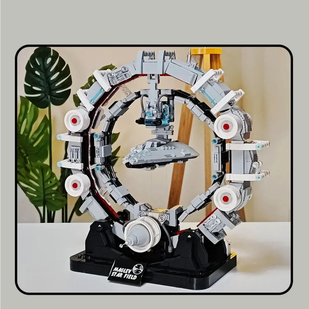 1515Pcs MOC Planet Series Building Blocks Set Technical Hovering Large Sword Model Battle Starship Bricks Toys for Children Gift