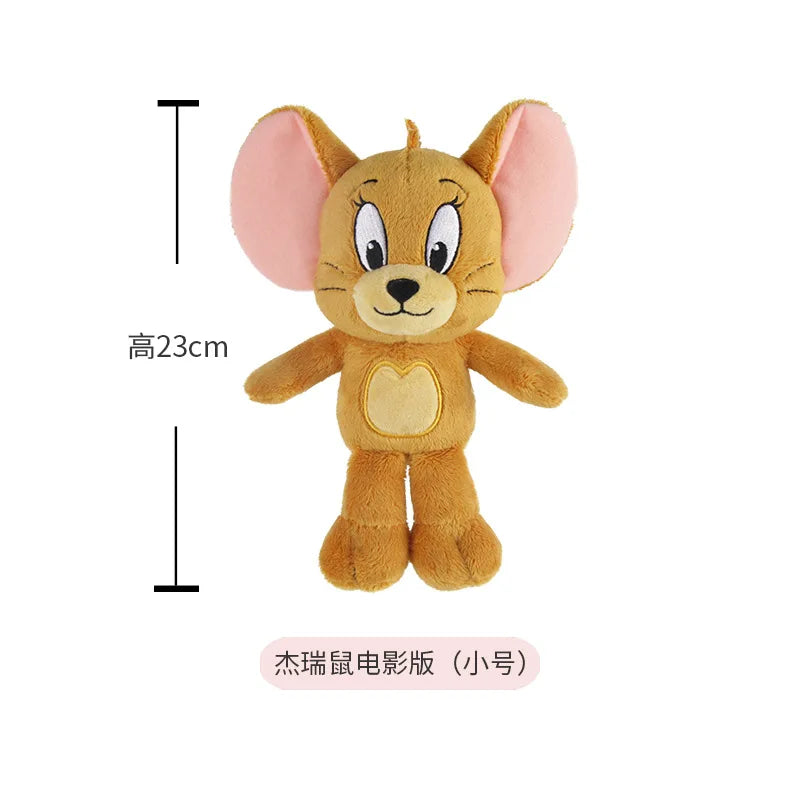 Anime Tom And Jerry Plush Toy Cartoon Movie Figures Cat Mouse Cute Plushies Stuffed Animal Doll Toys For Kids Gift Free Shipping