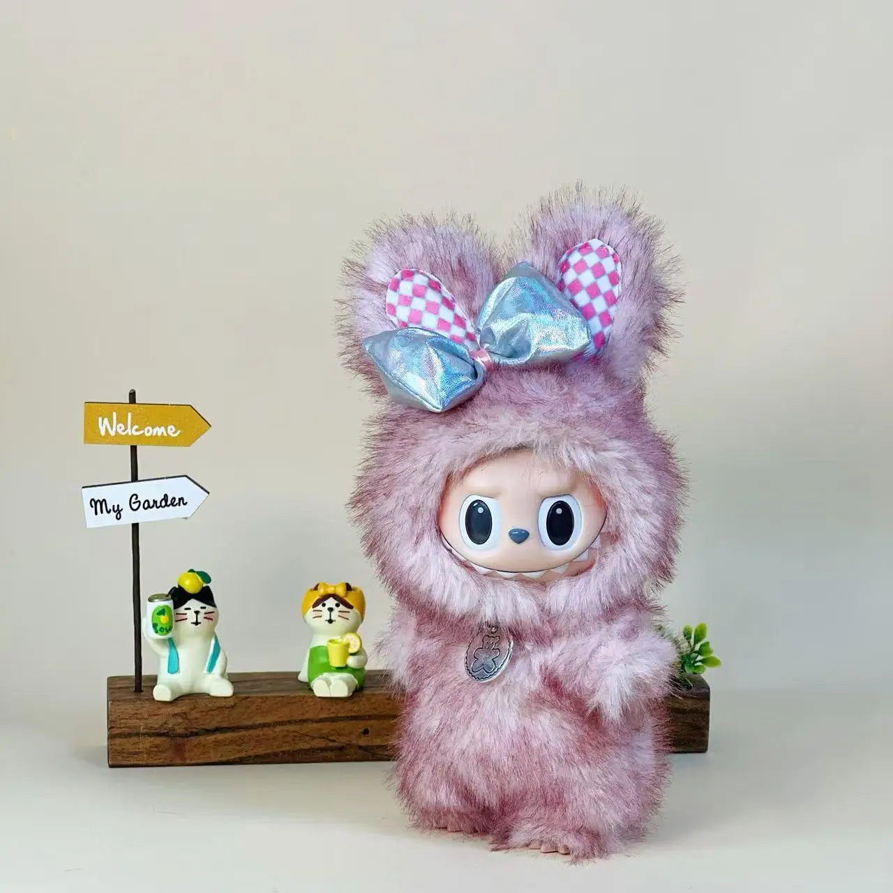 New Product Baby Clothes Vinyl 17cm Doll Cute Set Animal Fox Dog Rabbit Cat Plush Set Doll [Only Clothes for Sale, No Dolls]