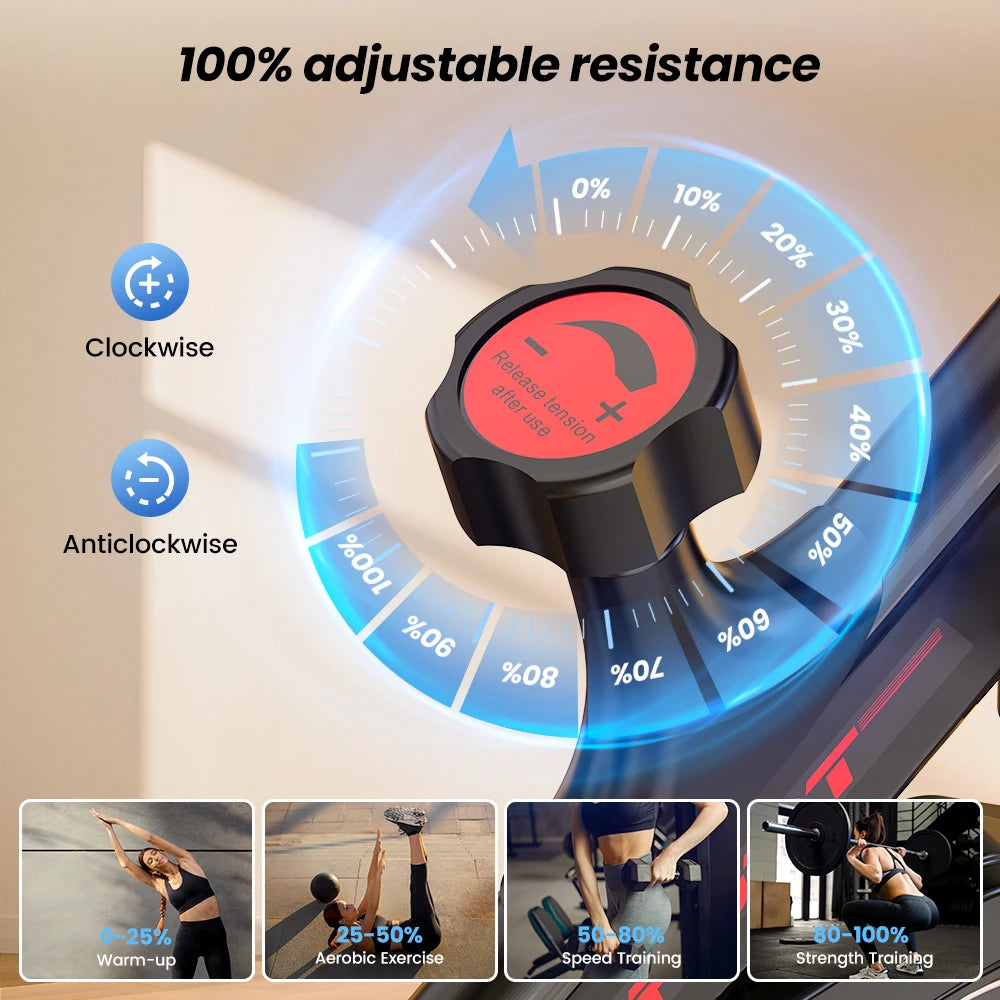 Formill QK101 Indoor Spin Bike Quiet Belt Drive Cardio Trainer with Electronic Display & Adjustable Resistance for Home Fitness