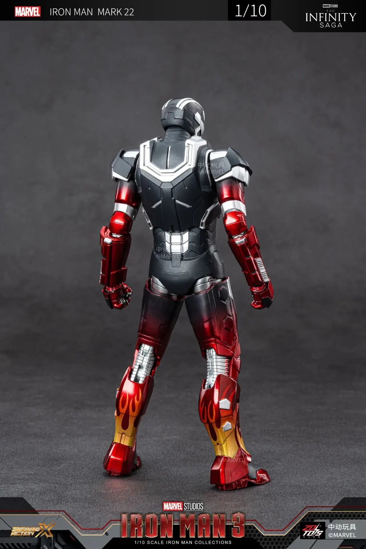 ZD Toys Iron Man Action Figure Mark 35 Red Snapper Iron Man MK 24 MK 22 MK 47 Tony Stark Ironman Figure Action Collect Toy Gift