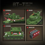Germany Series Tank III L WW2 Military Series Tank Building Blocks  Bricks Model Set for Kids Educational Toys Christmas Gifts