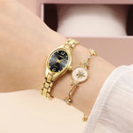 LIEBIG Stainless Steel Strap Quartz Watch Top Brand Luxury Elegant Wristwatches Fashion Automatic Watches For Women Reloj Mujer