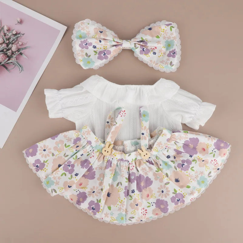 2025 New 38cm Labubu Hot Only Selling Clothes Labubu Mokoko Idol Doll Fashion Design Dress Coat Set Accessories Gift