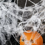 50-100Pcs Halloween Luminous Spiders Scary Trick Spider Indoor & Outdoor Haunted House Decorative Props Halloween Party Supplies