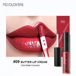 1PC Butter Gloss Non-Sticky Lip Gloss Long Lasting Nude Lip Makeup Hydrating Lip Gloss with Essential Oil Liquid Lipstick