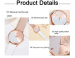 Women Watch Set Luxury Fashion Colourful PU Leather Strap Ladies Quartz Wristwatch Alloy Bracelet For Ladies Gift